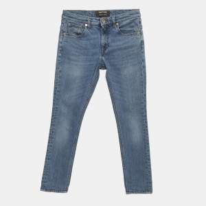 Pre Owned Roberto Cavalli Blue Denim Skinny Jeans S Waist 25"