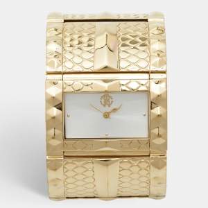 Roberto Cavalli Champagne Gold Plated Stainless Steel 7253272615 Women's Wristwatch 38 mm