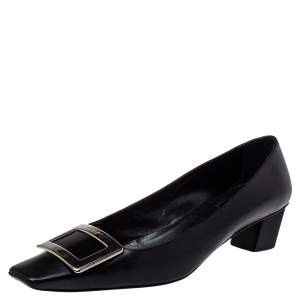 Roger Vivier Black Leather Pumps Size 41