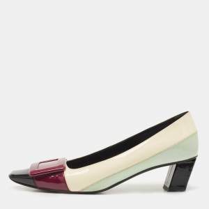 Roger Vivier Multicolor Patent Leather Belle Vivier Pumps Size 36