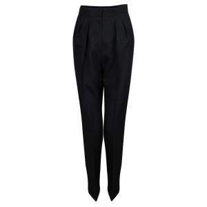 Pre Owned Roksanda Ilincic Dark Grey Wool Trousers M