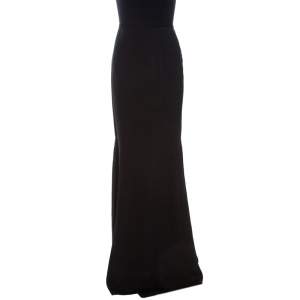 Roland Mouret Black Crepe Mermaid Maxi Skirt M
