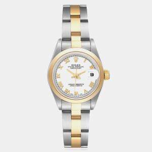 Rolex Datejust Steel Yellow Gold White Dial Ladies Watch 26 mm