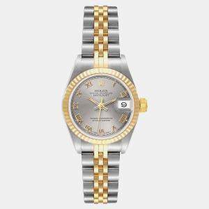 Rolex Datejust Slate Dial Steel Yellow Gold Ladies Watch  26.0 mm