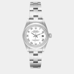 Rolex Datejust Steel White Gold Roman Dial Ladies Watch 26.0 mm