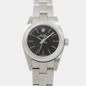 Rolex Black Automatic Oyster Perpetual 76080 watch