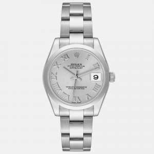 Rolex Datejust Midsize Silver Dial Steel Ladies Watch 178240 31 mm