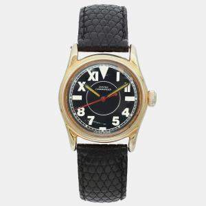 Rolex Black Stainless Steel Oyster Commander 3478 Automatic Women's Wristwatch 29mm