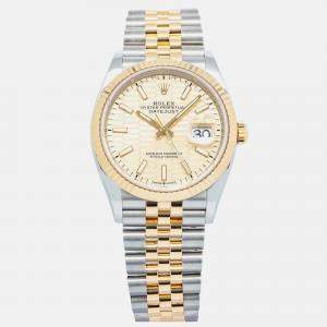 Rolex Datejust 126233 Automatic Gold 18k Yellow Gold Stainless Steel Women's Wristwatch 36 mm