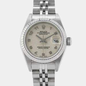 Rolex Datejust 79174 Automatic White 18k White Gold Stainless Steel Women's Wristwatch 26 mm
