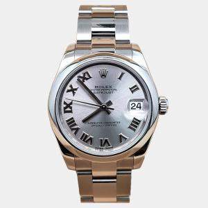 Pre Owned Rolex Datejust 178240 Automatic Silver Stainless Steel Women's Wristwatch 31 mm