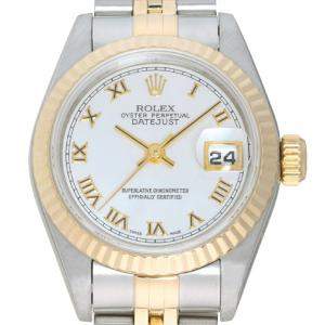 Rolex MOP 18K Yellow Gold And Stainless Steel Datejust 69173NR Automatic Women's Wristwatch 26 MM