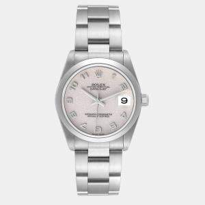 Rolex Silver Stainless Steel Datejust 78240 Women's Wristwatch 31 mm
