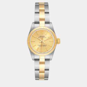 Rolex Oyster Perpetual Steel Yellow Gold Ladies Watch 24 mm