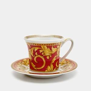 Rosenthal Meets Versace Asian Dream Expresso Cup & Saucer 