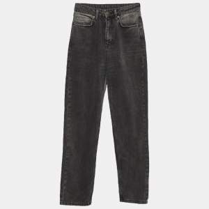 Pre Owned ROTATE BIRGER CHRISTENSEN Black Denim High Rise Jeans S/Waist 25"