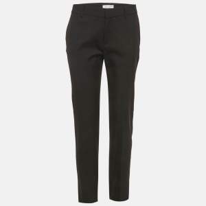 Pre Owned Saint Laurent Black Wool Formal Trousers M 