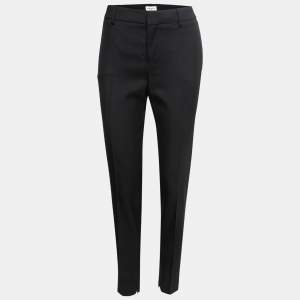 Saint Laurent Black Wool Trousers M