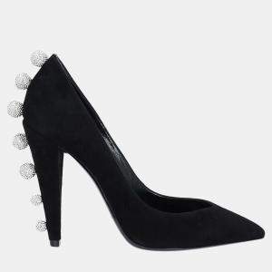 Saint Laurent Black Suede Pumps Size 39