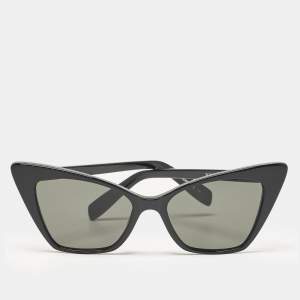 Saint Laurent Black SL 244 Victoire Cat Eye Sunglasses