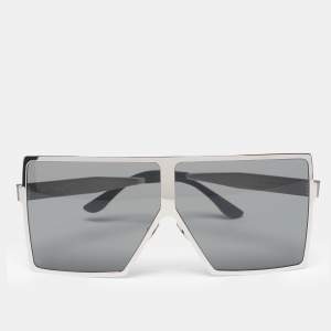 Saint Laurent Silver Tone/Grey SL182 Betty Shield Sunglasses