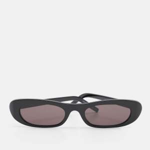 Saint Laurent Black SL 557 Shade Oval Sunglasses