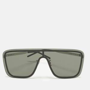 مملوكة مسبقًا Saint Laurent Black SL364 Mask Shield Sunglasses