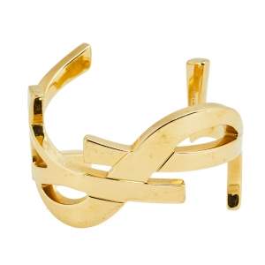 Pre Owned Saint Laurent Cassandre Cuff Bracelet