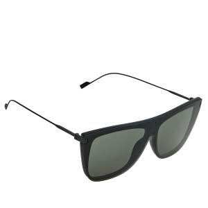 مملوكة مسبقًا Yves Saint Laurent Titanium / Grey SL 1 New Wave Square Sunglasses