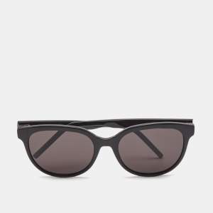 Saint Laurent Black Zoe Round Sunglasses