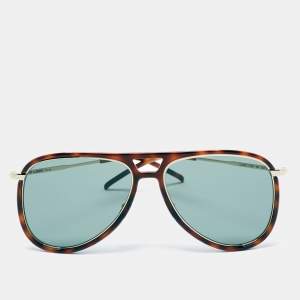 Saint Laurent Brown Tortoise Classic Rim Sunglasses