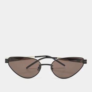 Saint Laurent Black Triangular Sunglasses