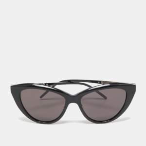 Saint Laurent  Black/Grey SLM81 Cat-Eye Sunglasses