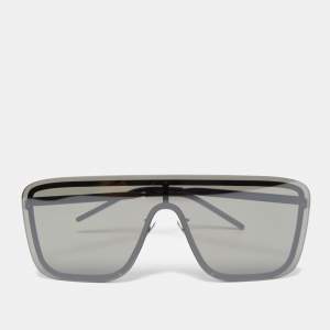 Saint Laurent Black SL354 Mask Shield Sunglasses