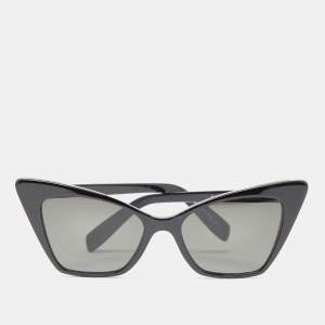 Saint Laurent Black/Grey SL244 Victoire Cat-Eye Sunglasses