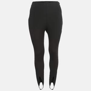 Saint Laurent Paris Black Stretch Knit Stir Up Leggings S