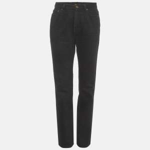 Pre Owned Saint Laurent Paris Black Denim High-Rise Jeans M/Waist 28"