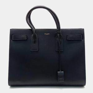 Saint Laurent Black leather Sac Dejour Large Bag