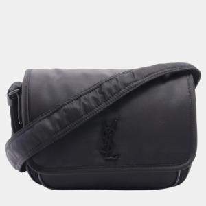 Saint Laurent Paris Black  Nylon, Leather Niki Small Shoulder Bag