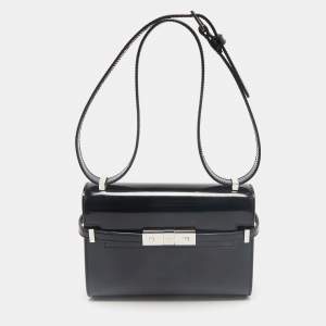 Saint Laurent Black Patent Leather Mini Manhattan Shoulder Bag