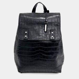 Saint Laurent Paris Black Leather Sac De Jour Supple Backpack
