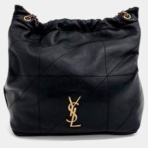 Pre Owned Saint Laurent Paris Black Leather Jamie 43 Fauchon