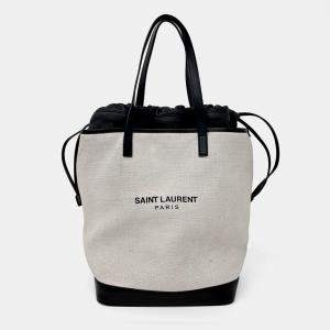 Pre Owned Saint Laurent Paris Teddy Shopper Bag