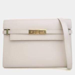 Pre Owned Saint Laurent Medium Leather Manhattan Shoulder Bag