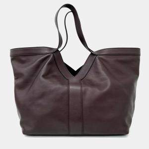 مملوكة مسبقًا Saint Laurent Paris Burgundy Leather Y Tote Bag