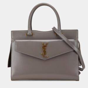 مملوكة مسبقًا حقيبة ساتشل سان لوران باريس مونوجرام أب تاون متوسطة جلد