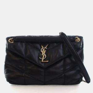 مملوكة مسبقًا Saint Laurent Small Lambskin Loulou Puffer