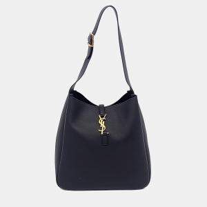 مملوكة مسبقًا Saint Laurent Paris Black Leather LE 5A7 Soft Large