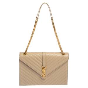 مملوكة مسبقًا حقيبة سان لوران كاساندر جلد ماتيلاس بيج كبيرة بقلاب