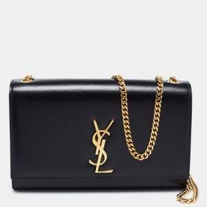 مملوكة مسبقًا Saint Laurent Black Leather Kate Shoulder Bag